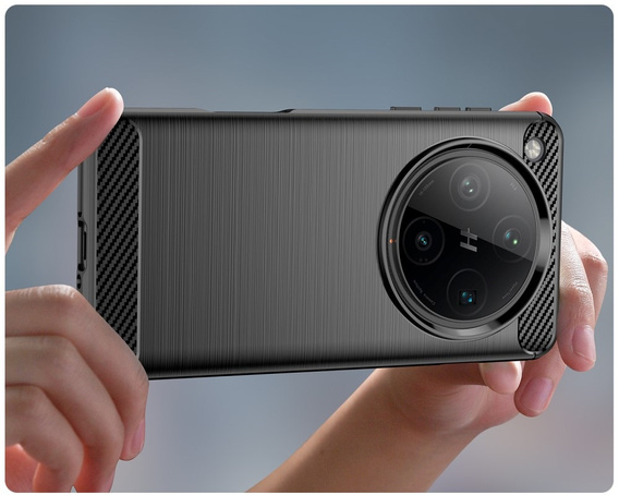 Obal na mobil pre Oppo Find X8 Pro, Carbon, čierne