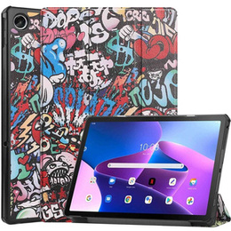 Puzdro pre Lenovo Tab M10 Plus 10.6 Gen 3 TB-125F TB-128F, Smartcase, graffiti