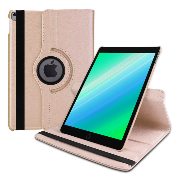 Puzdro pre iPad 10.9 2022 10 Gen TB330FU 10.95", otočné o 360°, zlaté