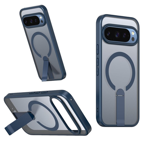 Hybridné puzdro Fusion pre Google Pixel 10 Pro XL, pre MagSafe, so stojanom, modré