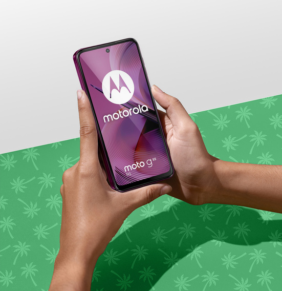 5D Full Glue Smart Palm tvrdené sklo pre Motorola Moto G55 5G