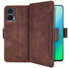 Klapkové puzdro pre Motorola Edge 30 Neo, Card Slot, hnedé