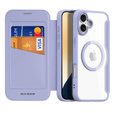 Dux Ducis Obal na mobil pre iPhone 16, Skin X Pro, MagSafe, fialové