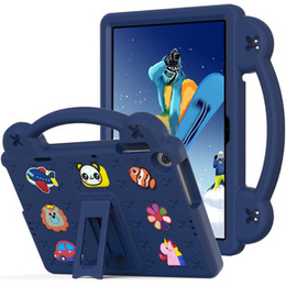 Detské puzdro pre Lenovo Tab M10 10.1 Gen 3 TB-328FU/TB-328XU, Cute Patterns, so stojanom, tmavomodré