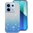 Puzdro pre Xiaomi Redmi Note 13 5G, Glitter Case CamShield, modré