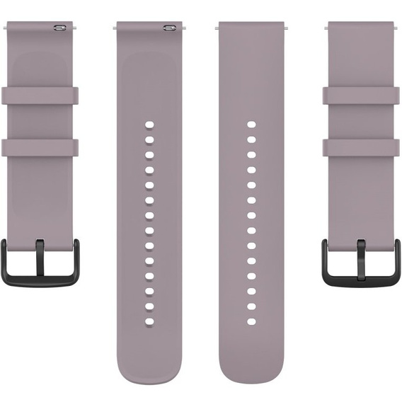 Uniwersalny Pasek Silikonowy 20mm, Fioletowy