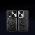 Pancierované puzdro pre Infinix Note 12 2023, CamShield Slide, čierne