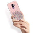 Obal na mobil pre Samsung Galaxy S9+ Plus, Glittery, ružové