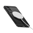 Puzdro Spigen pre Samsung Galaxy S25 Edge, Tough Armor Mag MagSafe, čierne + tvrdené sklo 9H