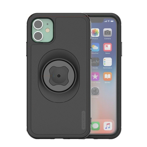 Držiak na bicykel + ochranné puzdro pre iPhone 11 (6.1") – s otočným uzamykacím systémom
