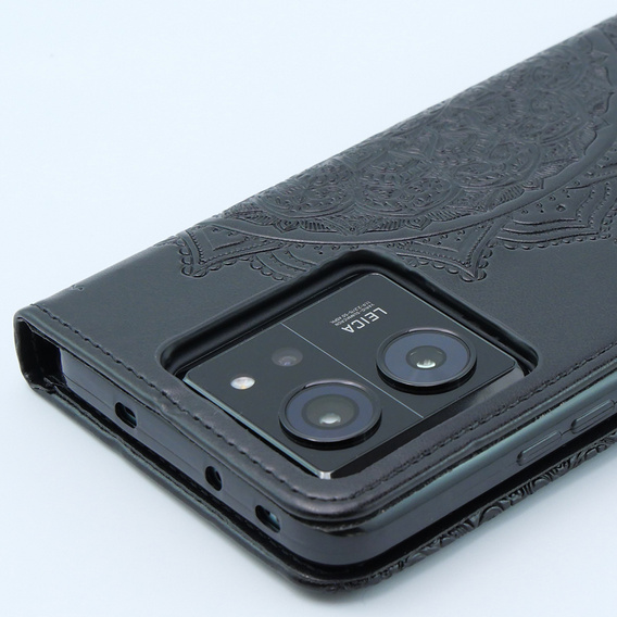 Klapkové puzdro pre Xiaomi 13T / 13T Pro, Mandala, čierne