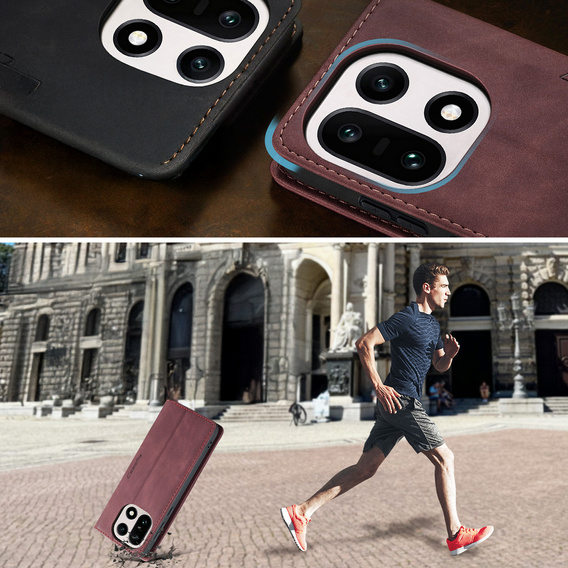 Puzdro CASEME v štýle peňaženky pre OnePlus 15