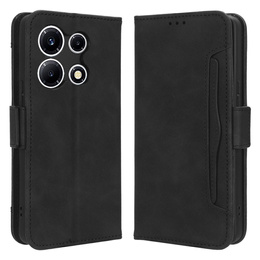 Klapkové puzdro pre Infinix Note 30 VIP, Card Slot, čierne