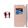 Klapkové puzdro pre Samsung Galaxy S25 Edge, RFID Wallet MagSafe CamShield, ružové