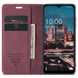 CASEME puzdro pre Samsung Galaxy A04S / A13 5G, Leather Wallet Case, červené