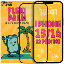 9D Flexi Palm keramické sklo pre iPhone 13/13 Pro/14/16e