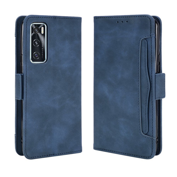 Klapkové puzdro pre vivo V20 SE / vivo Y70 2020, Card Slot, modré
