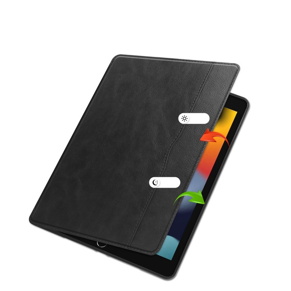 Puzdro pre iPad 10.2 2021 / 2020 / 2019, Business Card and Pen Slot, čierne