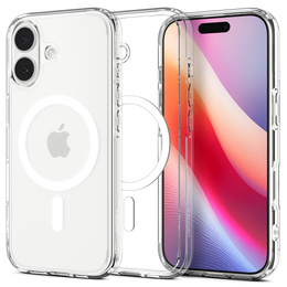Spigen Ultra Hybrid MagSafe puzdro pre iPhone 17, číre/biele