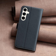 Klapkové puzdro pre Samsung Galaxy S23 FE, BINFEN Wallet, čierne + 9H sklo