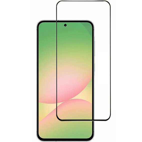 3D tvrdené sklo pre Samsung Galaxy A56, čierny rám