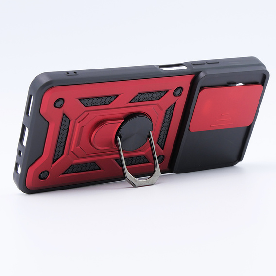 Obal na mobil pre Realme 11 5G, CamShield Slide, červené