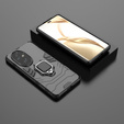 Obal na mobil pre Honor 200 Pro 5G, Kickstand Ring, čierne