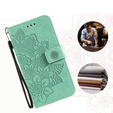 Klapkové puzdro pre Xiaomi Redmi Note 13 5G, Mandala, zelený
