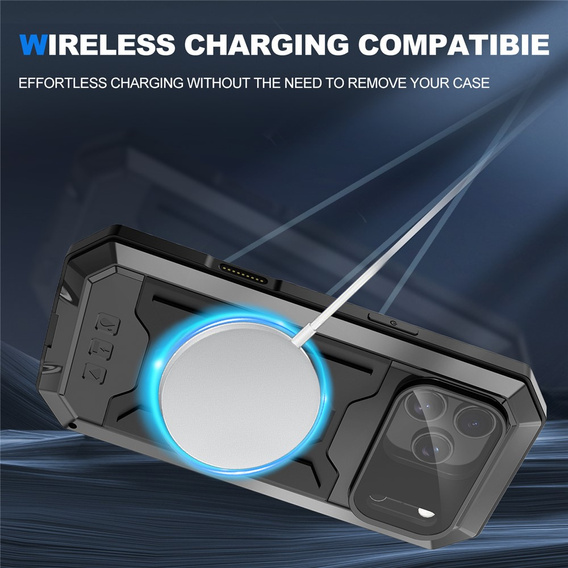 Puzdro R-JUST s ochranným sklom a stojanom pre iPhone 17 Pro