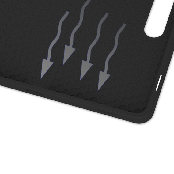 Puzdro pre Samsung Galaxy Tab S10 Lite / S10 FE / S9 FE, Smartcase s priestorom pre stylus, čierne
