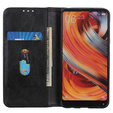 Klapkové puzdro pre Google Pixel 10 Pro XL / 9 Pro XL, s vreckom, kožené, čierne