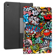 Puzdro pre Lenovo Tab Plus, Smartcase, graffiti