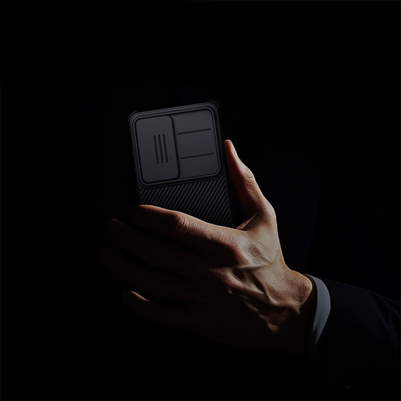 Puzdro NILLKIN Camshield Pro s krytom fotoaparátu pre Samsung Galaxy S26 Ultra, čierne