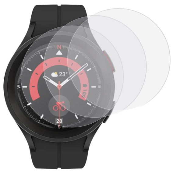 3x ERBORD Hydrogélová fólia pre Samsung Galaxy Watch 5 Pro 45mm