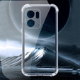 Puzdro pre Oppo Reno 14F, vystužené, s ochranou fotoaparátu, priehľadné