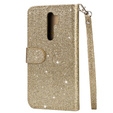 Klapkové puzdro pre Xiaomi Redmi Note 8 Pro, Wallet Zippered, zlaté