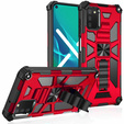 Obal na mobil pre Samsung Galaxy A03s, Armor Kickstand, červené