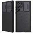 Puzdro pre Samsung Galaxy S23 Ultra, pancierované Nillkin, CamShield Pro, čierne