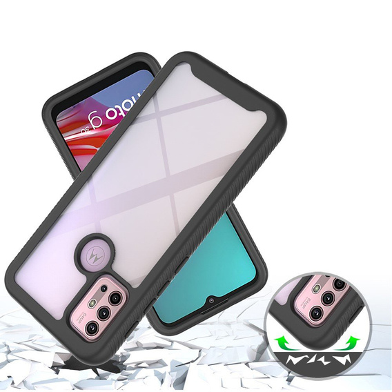 Puzdro pre Motorola Moto G10 / G20 / G30, Shockproof, s fóliou, modré
