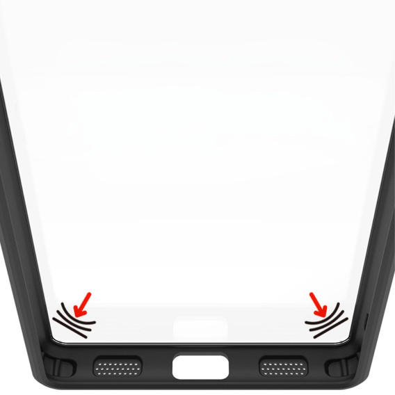 IMAK puzdro pre ASUS ROG Phone 8 Pro, UX-9A Series, transparentné / čierne