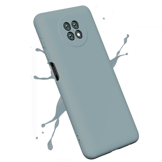 Obal na mobil pre Xiaomi Redmi Note 9T 5G, Silicone Lite, levanduľovo šedé
