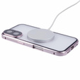 Magnetické puzdro Dual Glass MagSafe pre iPhone 16, ružové rose gold