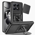 Obal na mobil pre Xiaomi 14T Pro, CamShield Slide, čierne