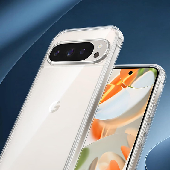 Obal na mobil pre Google Pixel 9 Pro XL, Fusion Hybrid, priehľadné
