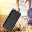 Klapkové puzdro pre Samsung Galaxy M15 5G, Wallet Smart Magnet, čierne