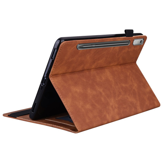 Puzdro pre Lenovo Tab P11 Pro Gen 2 TB132FU TB132XU 11.2", Classic, s priestorom pre stylus, hnedé
