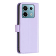 Klapkové puzdro pre Xiaomi Redmi Note 13 Pro 4G / Xiaomi Redmi Note 14S / Xiaomi Poco M6 Pro 4G, BINFEN Wallet, fialové