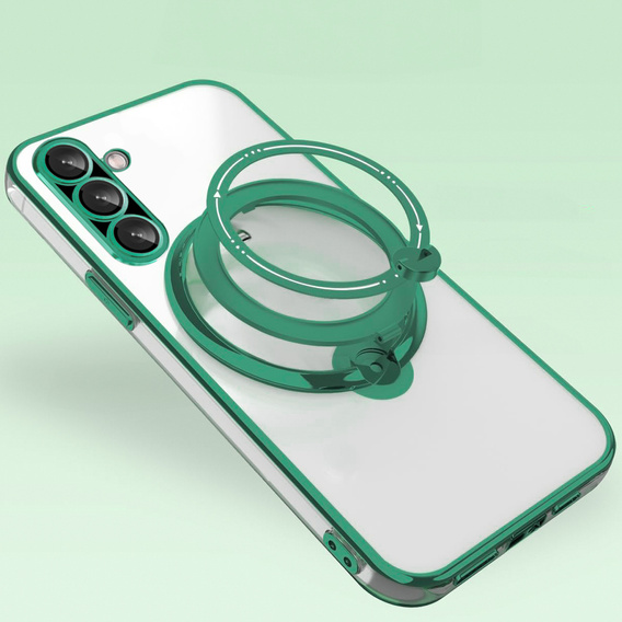Magnetické puzdro pre Samsung Galaxy A36 5G, pre MagSafe, zelený