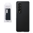 Originálne puzdro Samsung pre Galaxy Z Fold 4, Leather Flip Cover, čierne