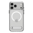 Spigen Ultra Hybrid "S" MagSafe puzdro pre iPhone 17 Pro, číre / biele